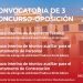 El Ayuntamiento convoca 3 plazas interinas para Personal, Contratación y de Arquitecto Técnico