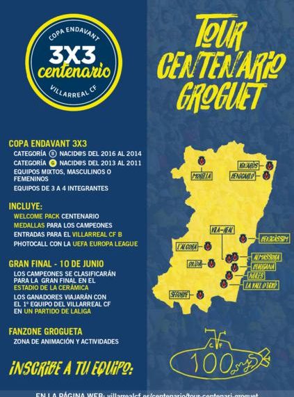 El Villarreal CF inicia este fin de semana en Segorbe la Copa Endavant 3×3