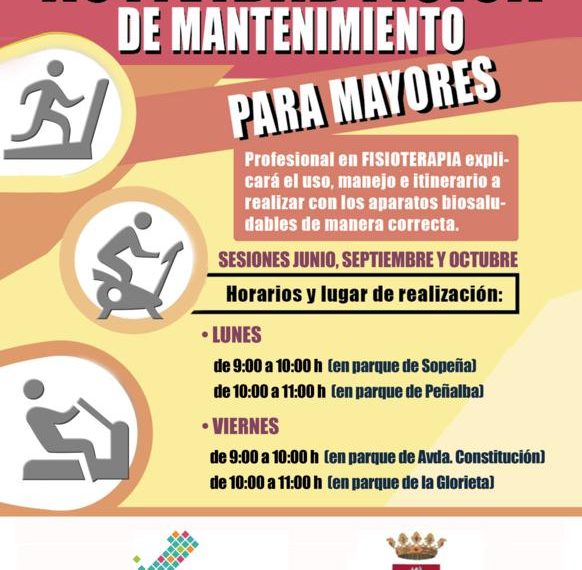 El Ayuntamiento de Segorbe organiza actividades de mantenimiento para mayores
