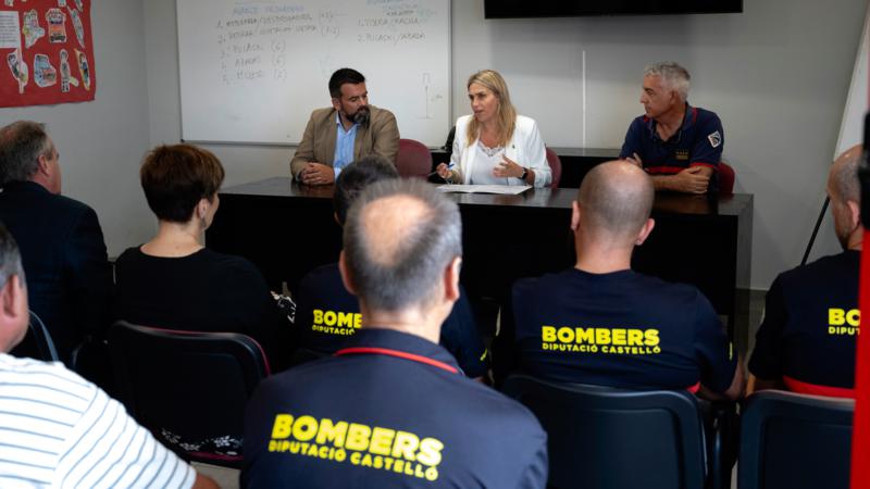 La Diputación de Castellón refuerza el Consorcio Provincial de Bomberos con 1,2 millones de euros para mejorar la seguridad en sus intervenciones