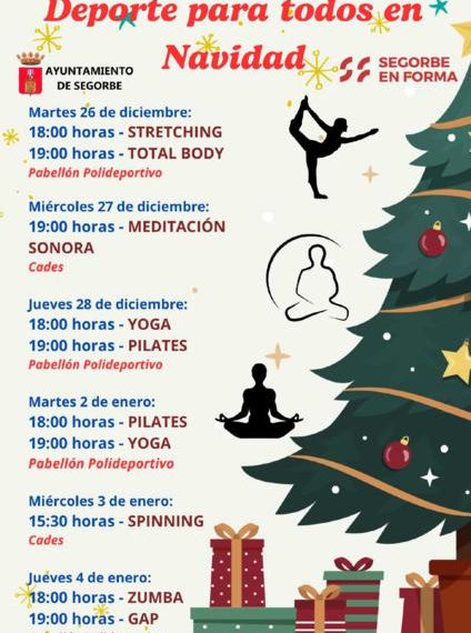 Cuarta edición de la campaña Deporte para todos en Navidad