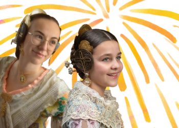 Elena Vidal Sevilleja e Isabel Moya Martínez, Falleras Mayor e Infantil de la Falla Plaza Almudín Segorbe