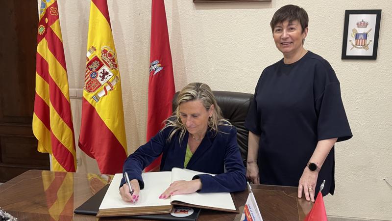 La delegada del Consell en Castellón visita Segorbe