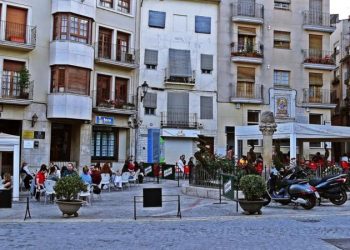 Peatonalización de calles en verano