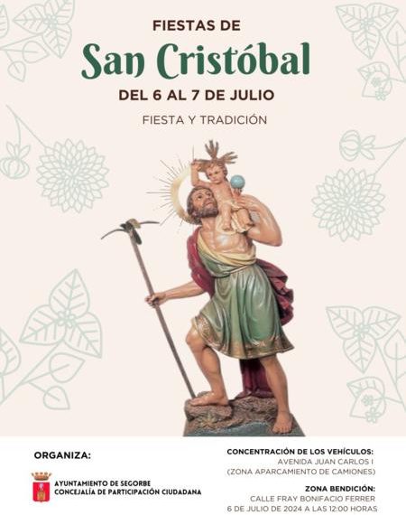 Segorbe conmemora San Cristóbal este fin de semana