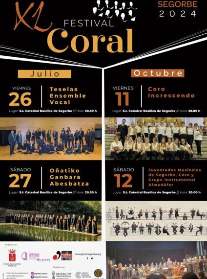 El XL Festival Coral llega a Segorbe