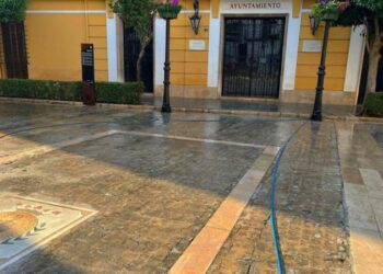 El Ayuntamiento comienza la hidrolimpieza de Segorbe