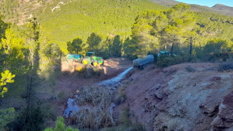 El Ayuntamiento de Segorbe contribuye al llenado de balsas