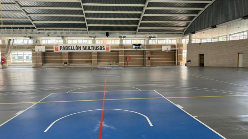 El Ayuntamiento de Segorbe repara y pavimenta la pista del pabellón multiusos
