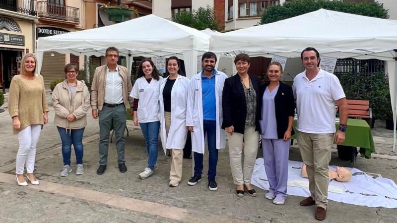 Jornada formativa de RCP en la plaza del Agua Limpia por el Día Mundial de la Parada Cardíaca
