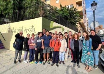 La avenida Navarro Reverter estrena mural dedicado a la salud mental