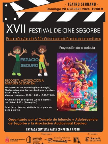 Película juvenil en el XVIII Festival de Cine de Segorbe