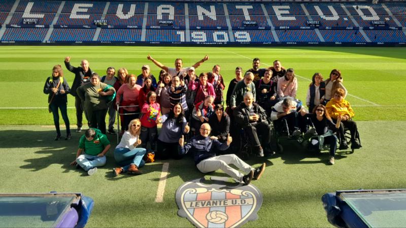 El Centro Ocupacional Alto Palancia disfruta del estadio de Levante UD