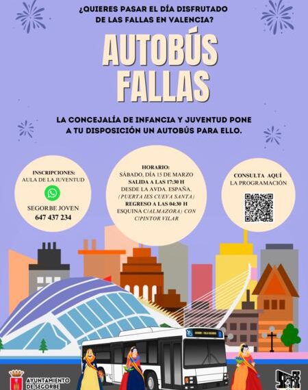Segorbe organiza autobuses gratuitos para Fallas