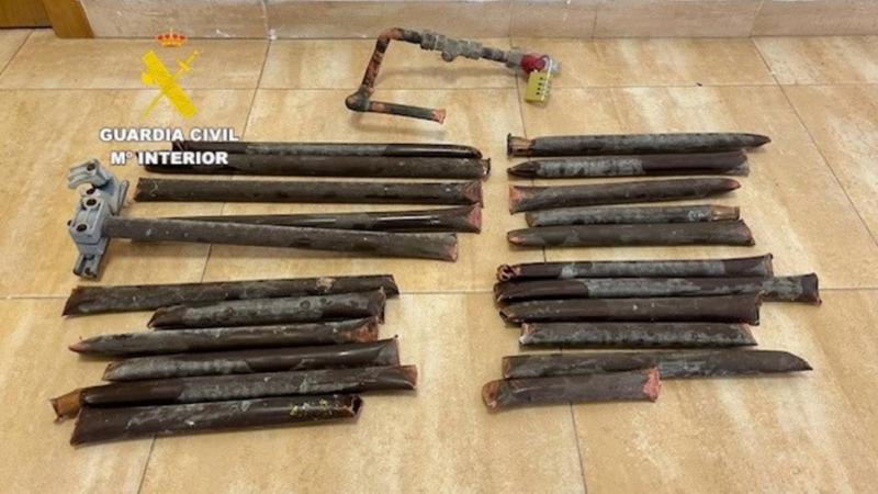 Detenidos dos hombres que cortaron una canalización de gas natural en Segorbe para robar el cobre
