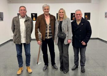 Florentino Molero autor de la exposición «Espejismos» visita Segorbe