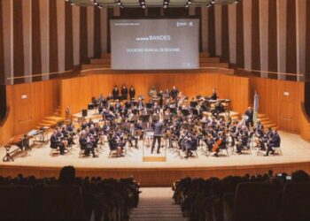 Excelente interpretación de la Banda Sinfónica de la Sociedad Musical de Segorbe en el Palau de les Arts Reina Sofía de Valencia