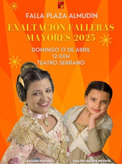El Teatro Serrano acogerá la exaltación de Isabel Izquierdo y Alejandra Llopis