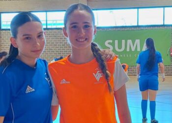 Manuela Guillén y Celia Cases, jugadoras del CDFS Segorbe, acuden a las tecnificaciones Valenta de la FFCV