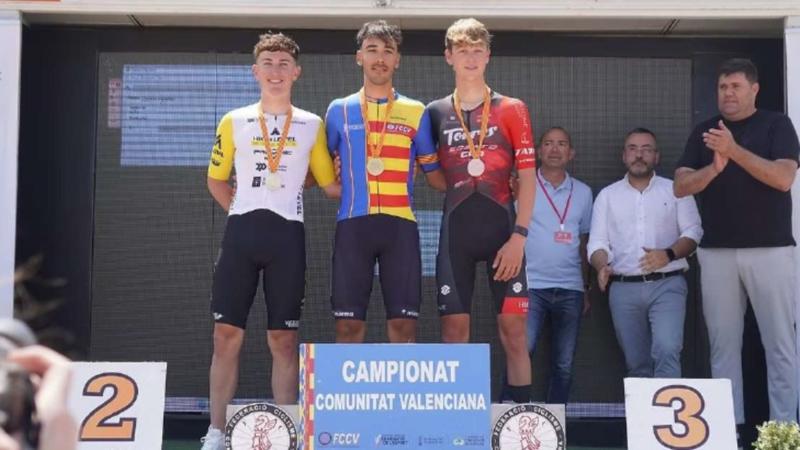 El ciclista segorbino Alberto Domens Peña consigue la 3ª posición del Campeonato Autonómico Elite Sub-23