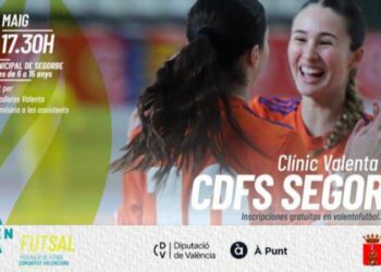 Este jueves el CDFS Segorbe celebrará una actividad de iniciación al fútbol sala femenino con la organización de un clínic de la FFCV