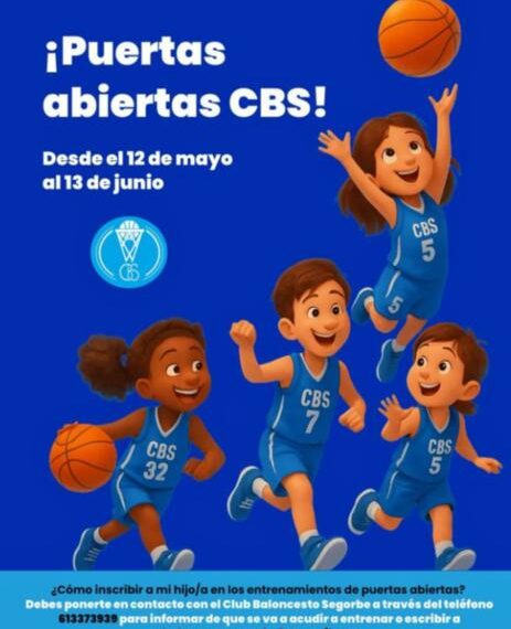 El CB Segorbe ofrece entrenamientos gratuitos en sus Puertas Abiertas para la temporada 25-26