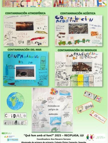 Alumnado del CEIP Pintor Camarón gana el premio de la etapa de primaria de ‘¿Què fem amb el fem?’