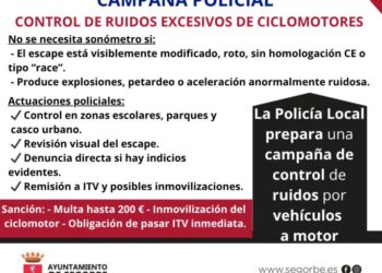 La Policía Local prepara una campaña de control de ruidos provocados por vehículos a motor