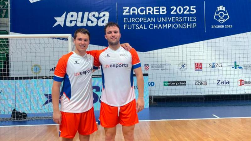 Rubén Martínez y Álex Aguilar participan en el Campeonato de Europa Universitario que se está disputando en Croacia