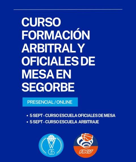 Segorbe será sede oficial de los Cursos de Formación Arbitral y de Oficiales de Mesa en septiembre de 2025