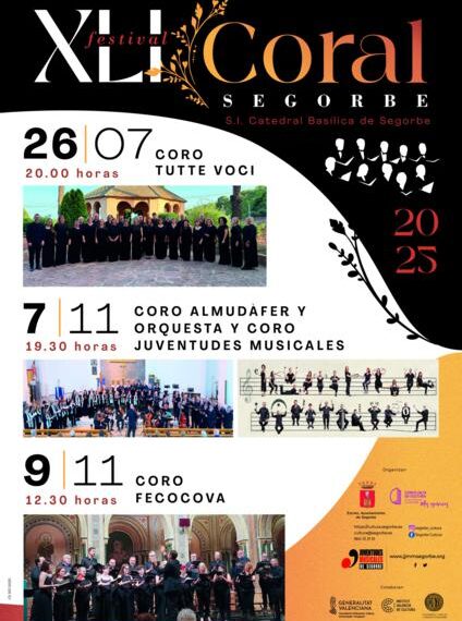 El Festival Coral de Segorbe vuelve en su XLI edición
