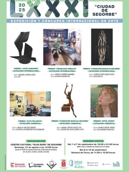 El Centro Cultural “Olga Raro” acogerá la LXXXI Exposición de Arte Ciudad de Segorbe