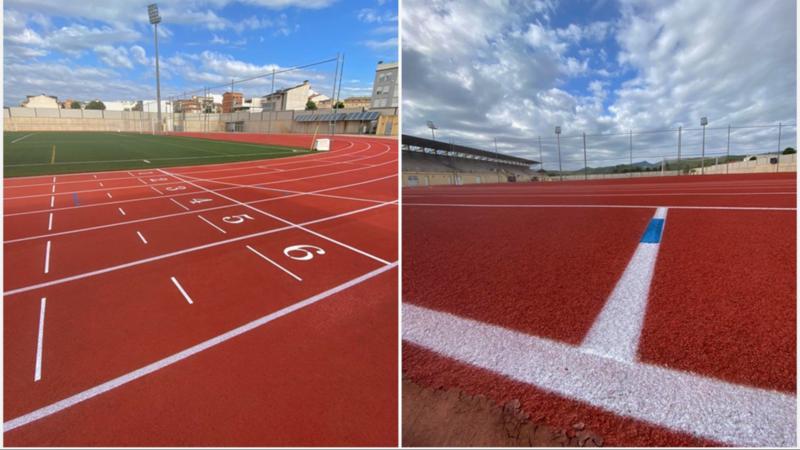 Renovada la pista de atletismo de Segorbe