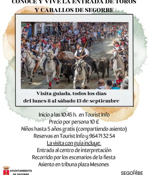 Segorbe ofrece una experiencia turística completa para conocer y vivir la Entrada