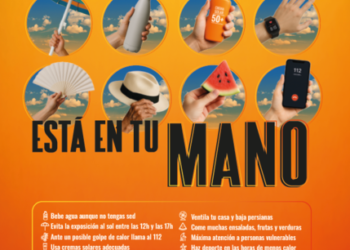 Sanidad incide en la importancia de proteger la salud ante el aviso de altas temperaturas registradas en algunas zonas de la Comunitat Valenciana