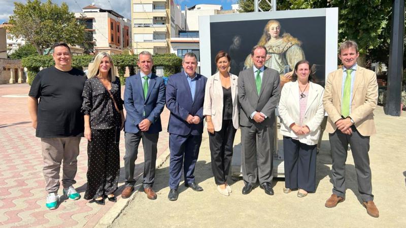 «El Prado en las calles» transforma la glorieta de Segorbe en un museo al aire libre