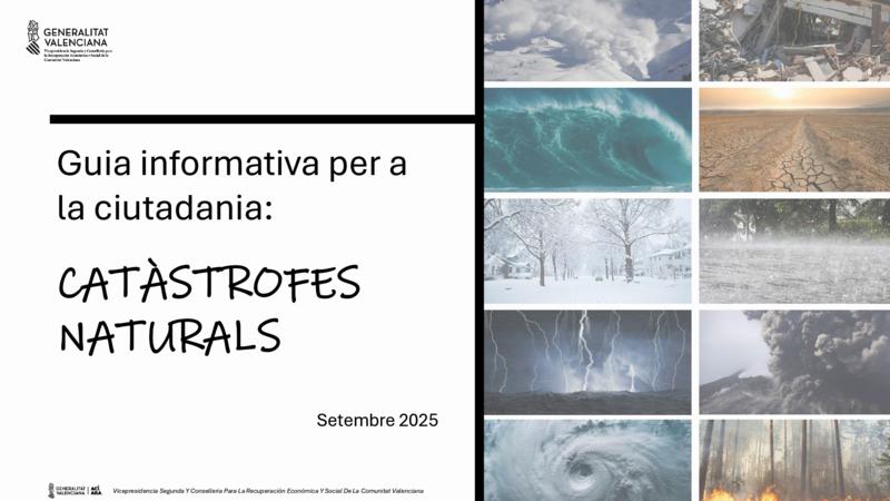 Guía Ciudadana para conocer cómo actuar trente a las catástrofes naturales