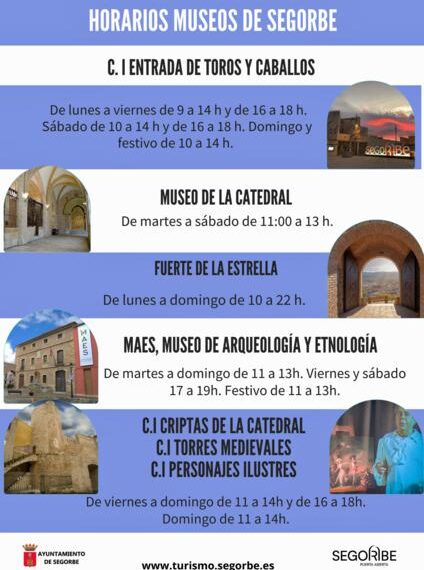 Segorbe abre sus museos gratis por el Día Mundial del Turismo