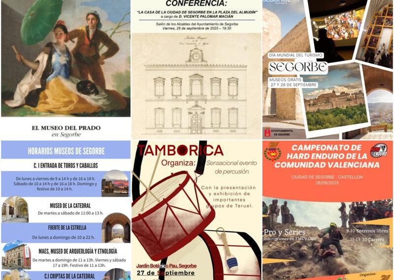 Un fin de semana en Segorbe, de pinceles maestros, conferencias sobre legados olvidados y tambores ancestrales