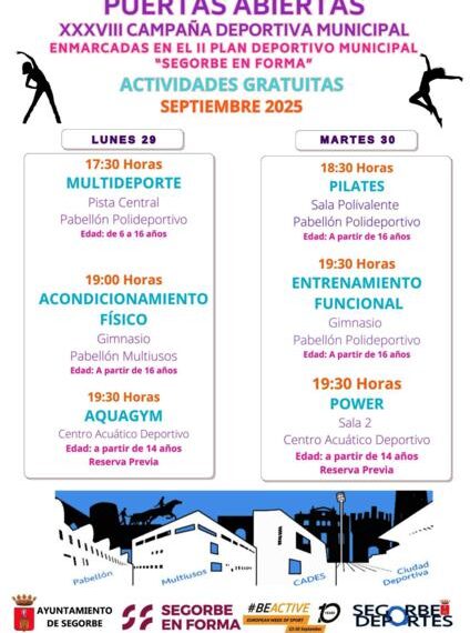 La XXVIII Campaña Deportiva Municipal «Puertas Abiertas» en plena recta final