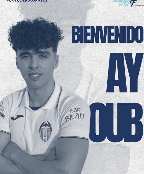 Ayoub Essbai, la chispa joven que ilumina el ataque del CD Segorbe