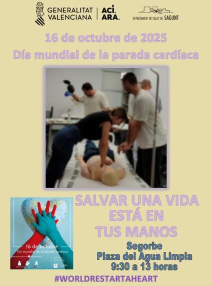 Segorbe se une al Día Mundial de la Parada Cardíaca con una jornada formativa en RCP que podría salvar vidas