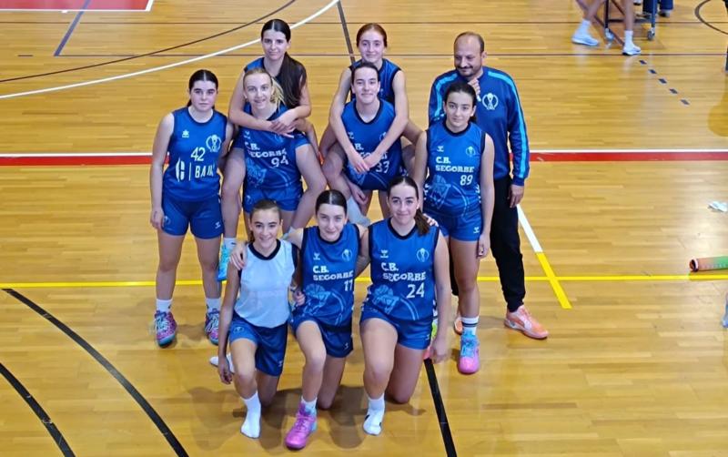 BAUX CB Segorbe Comienza la Temporada con una Con victoria en su Debut en Cadete Femenino