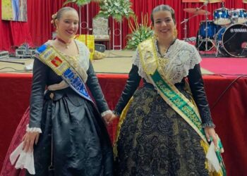 María Bolumar, la 1ª Dama Mayor de Segorbe, en la proclamación de la Reina de Sueras, Inés Calatayud