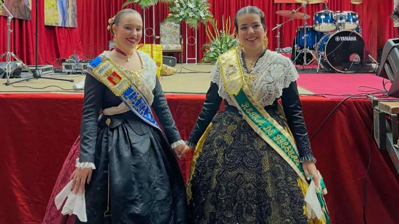María Bolumar, la 1ª Dama Mayor de Segorbe, en la proclamación de la Reina de Sueras, Inés Calatayud