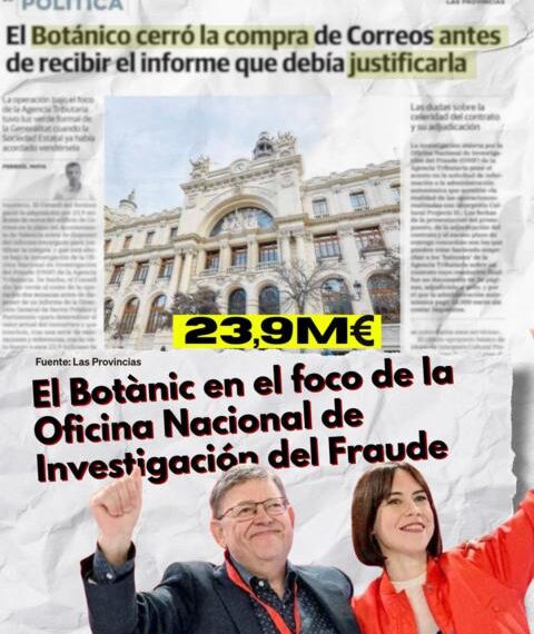 El Botànic cerró la compra de Correos antes de recibir el informe que debía justificarlo