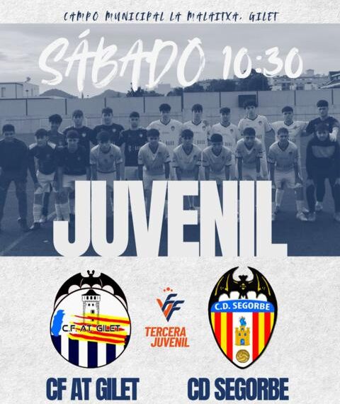 Duelo clave en La Malaitxa, CD Segorbe Juvenil – CF Atlético Gilet ‘B’