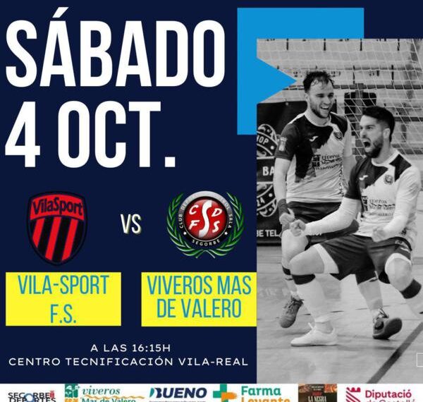 El Viveros Mas de Valero busca la primera victoria en el derbi castellonense frente al Vila-Sport FS