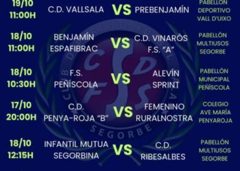 La Escuela Futsal «La Esperanza» del CDFS Segorbe, lista para un fin de semana repleto de emociones