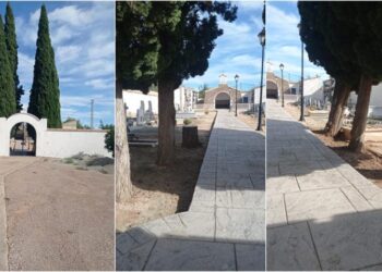 Cárrica se prepara para el Día de Todos los Santos, el cementerio listo para recibir a los vecinos